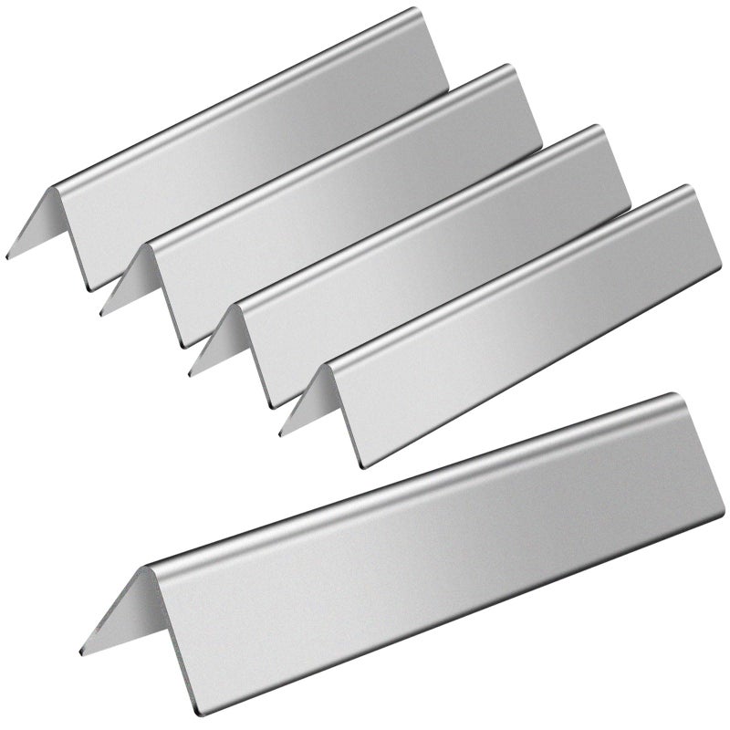 GasSaf L15.3 Flavorizer Bar Replacement for Weber 7636, Spirit 300 310 320 E310 E320 Series,Weber 46510001, 47513101 Gas Grill Front Controls (L15.3 x W2.6X T2.5inch)(5-Pack) - Image 1